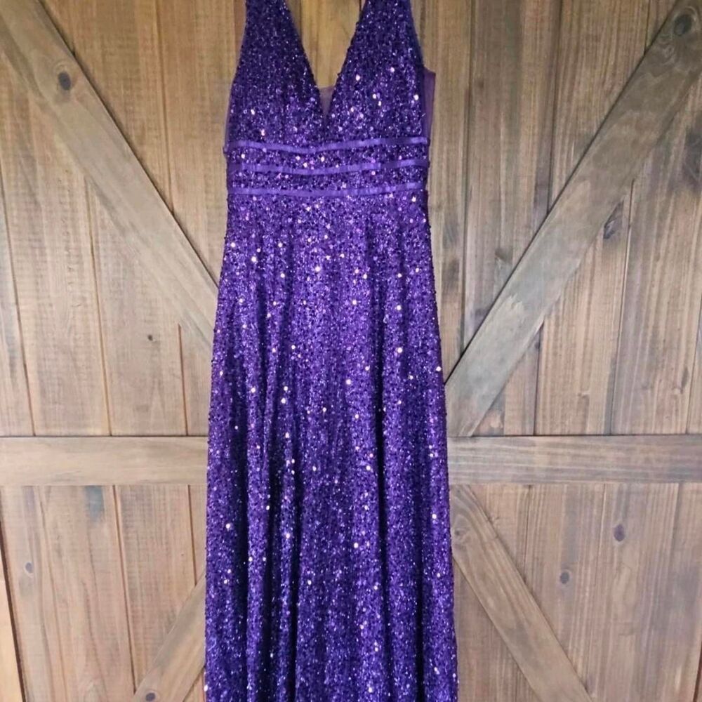 No-brand Women's Purple Dress